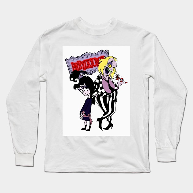 BeetleJuice Long Sleeve T-Shirt by ngerog